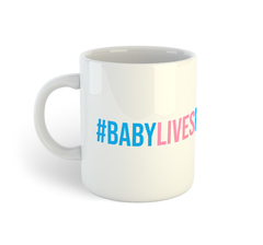 #BABYLIVESMATTER pro-vida | Caneca de porcelana