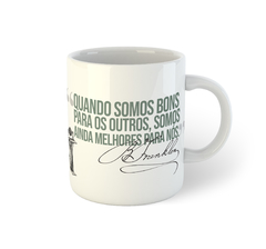 Benjamin Franklin, o diplomata, escritor, jornalista, filósofo político e cientista | Caneca de porcelana - comprar online