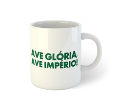 Brasão do Império do Brasil e Ave Glória, Ave Império | Caneca de porcelana - comprar online