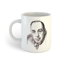 C.S. Lewis, gigante intelectual | Caneca de porcelana