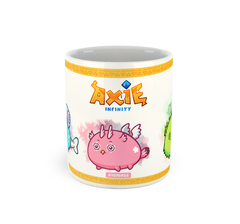 Axie Infinity | Tenha seus axies na pala da sua mão | Caneca de porcelana na internet