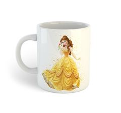 A Bela, do filme Bela e a Fera | Caneca de porcelana