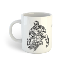 O Capitão América, Steve Rogers | Caneca de porcelana