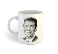 Ronald Reagan 40º POTUS | Caneca de porcelana