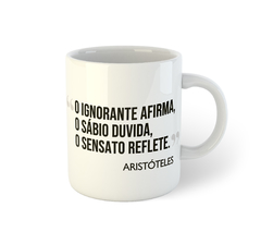 Filósofo Aristóteles | Caneca de porcelana - comprar online