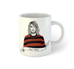 NIRVANA - Kurt Cobain | Caneca De Porcelana