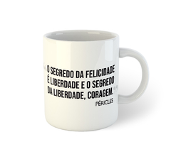 Filósofo Péricles | Caneca de porcelana - comprar online