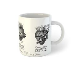 Sagrado coracao de jesus, Maria e jose | Caneca de porcelana - comprar online