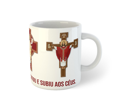 Ícone Jesus morreu, ressuscitou e subiu aos Céus | Caneca de porcelana na internet