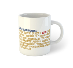 Ícone Santa Maria Madalena | Caneca de porcelana - comprar online