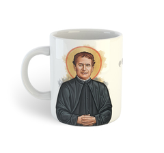 Ícone São João Bosco | Caneca de porcelana