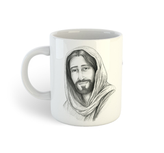 Jesus, buscai primeiro o Reino de Deus - São Mateus 6:33 | Caneca de porcelana