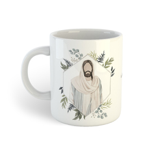 Jesus, tudo é possível para Deus - São Lucas 18:27 | Caneca de porcelana