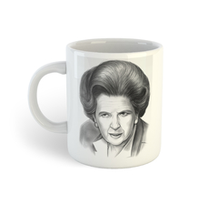 Margaret Thatcher | Caneca de porcelana