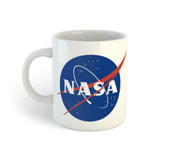 NASA - National Aeronautics and Space Administration ou Administração Nacional da Aeronáutica e Espaço | Caneca de porcelana