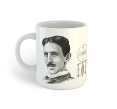 Nikola Tesla, o Gênio inventor | Caneca de porcelana