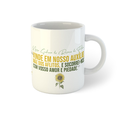 Nossa Senhora de Fátima (Girassol) | Caneca de porcelana - comprar online