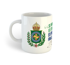 Princesa Isabel e Brasão do Império do Brasil | Caneca de porcelana - comprar online