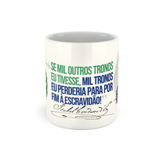 Princesa Isabel e Brasão do Império do Brasil | Caneca de porcelana na internet