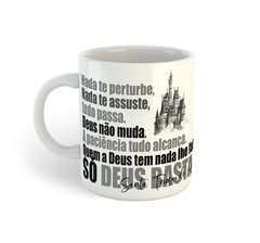 Santa Teresa D'Ávila, Trecho da orações da doutora da Igreja | Caneca de porcelana - comprar online