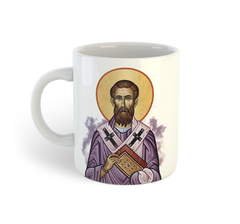 Ícone Santo Agostinho | Caneca de porcelana