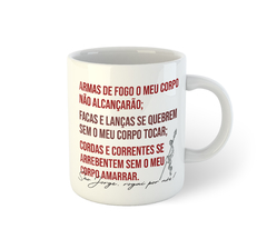 São Jorge, o Grande mártir e Santo guerreiro | Caneca de porcelana - comprar online