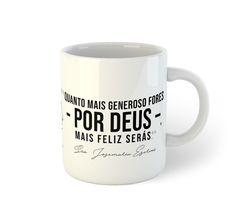 São Josemaría Escrivá de Balaguer lineart | Caneca de porcelana - comprar online