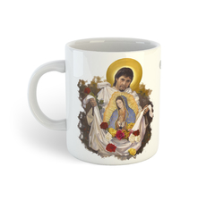 São Juan Diego e Nossa Senhora de Guadalupe | Caneca de porcelana