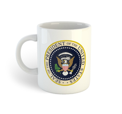 Selo do Presidente dos Estados Unidos - Seal of the President of the United States | Caneca de porcelana