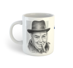 Winston Churchill | Caneca de porcelana