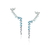 EarCuff Navete Azul