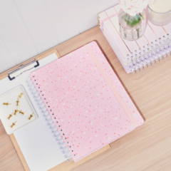 Caderno Universitário de 10 Matérias Macchiato - Quartzo Coral - comprar online