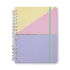 Planner Permanente Wire-O Pastel Block Semanal Notas A5 Color