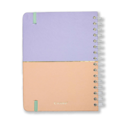 Planner Permanente Wire-O Pastel Block Semanal Notas A5 Color