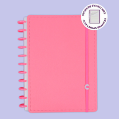 Caderno Inteligente G+ All Pink - Linhas Brancas