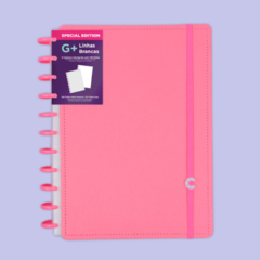 Caderno Inteligente G+ All Pink - Linhas Brancas - comprar online