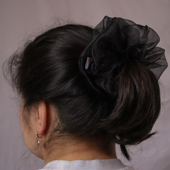 Scrunchie Obsidiana Maxi