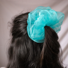 Scrunchie Turquesa Maxi