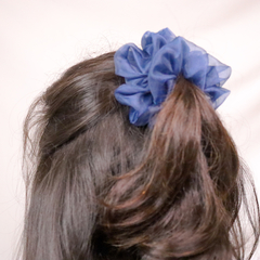 Scrunchie Ágata Azul Mini