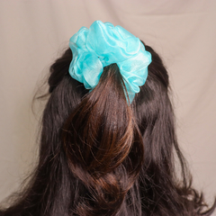 Scrunchie Turquesa Mini