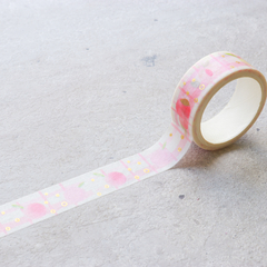 Washi Tape Peach Party Metálica - Themena Paperwork