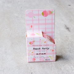 Washi Tape Peach Party Metálica na internet