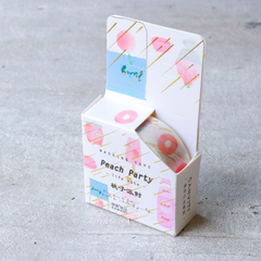 Washi Tape Peach Party Metálica