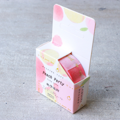 Washi Tape Peach Party Metálica