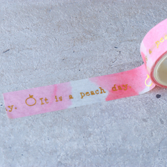 Washi Tape Peach Party Metálica - comprar online