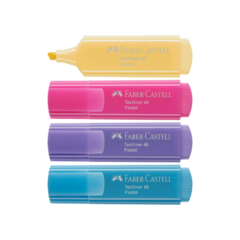 Marca-Texto Textliner 46 Pastel Faber-Castell c/ 4 cores - comprar online