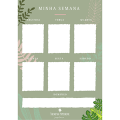 Bloco Planner Semanal Plantae - Themena Paperwork