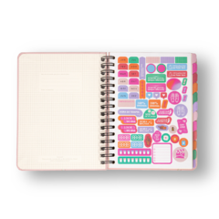 Planner Permanente Wire-O Melissa Semanal Notas A5 Colmeia - Themena Paperwork