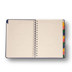 Planner Permanente Wire-o Pastel Semanal A5 Rosa - loja online