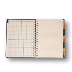 Planner Permanente Wire-O Pastel Block Semanal Notas A5 Color na internet